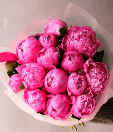 Букет_15 пионов Букет_15 пионов