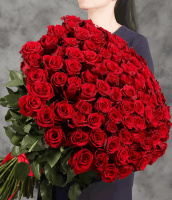 101 роза 70 см Эквадор 101 роза 70 см Эквадор